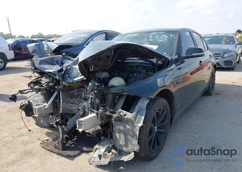 2016 BMW 320I из США, поврежденный, VIN WBA8E1G58GNT37599